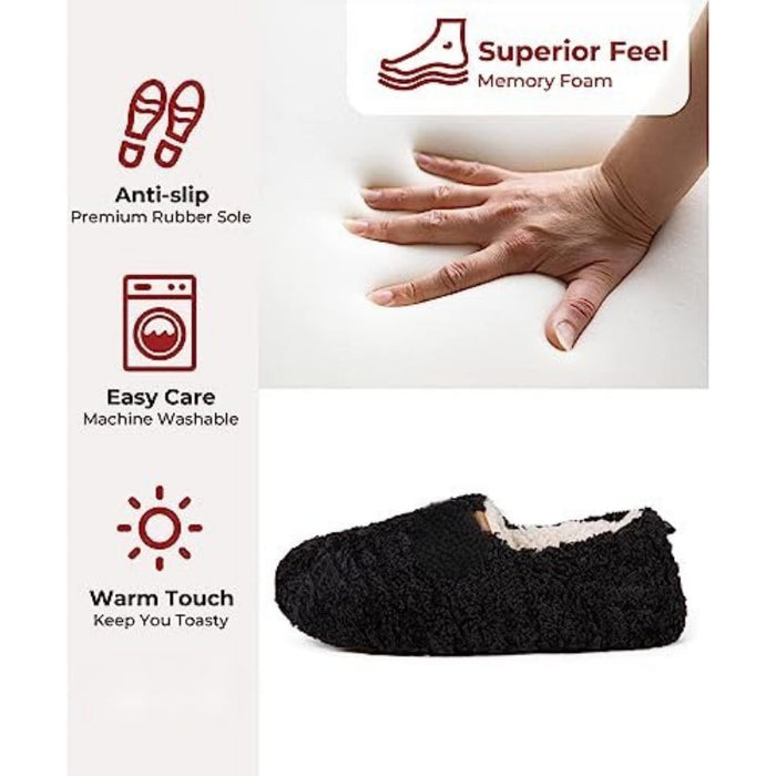 Plush Indoor Comfort Slippers