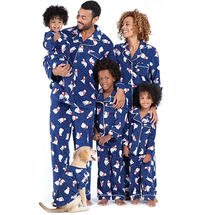 Festive Matching Pajamas Set For The Whole Family