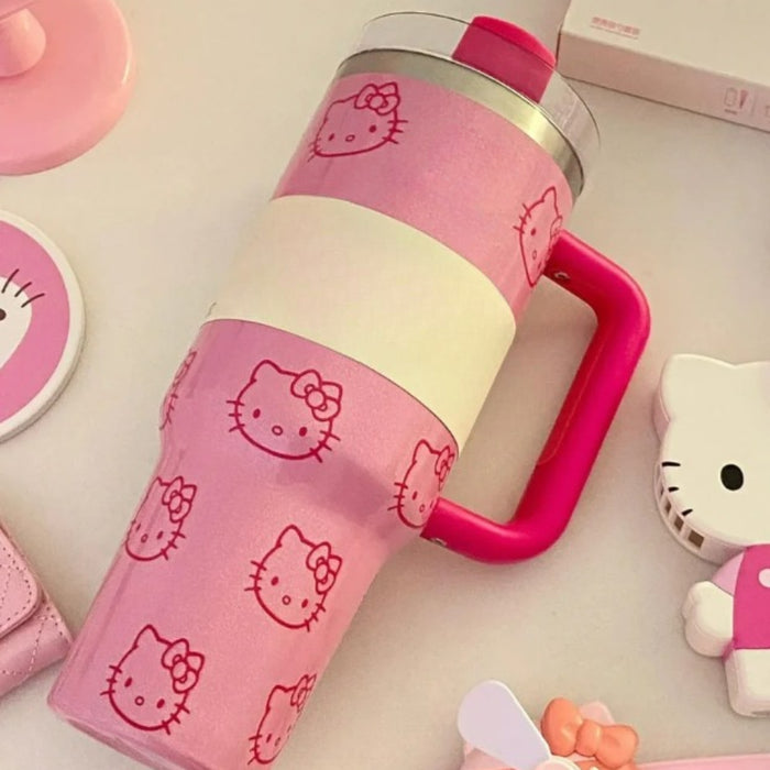 Kitty Printed Quencher Tumbler