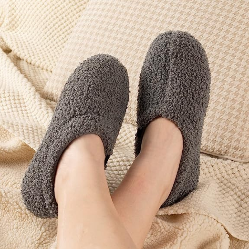 Teddy Fleece Closed Back Indoor Slipper