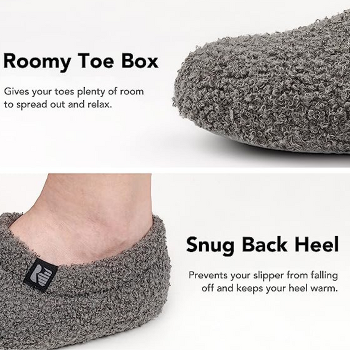 Teddy Fleece Closed Back Indoor Slipper