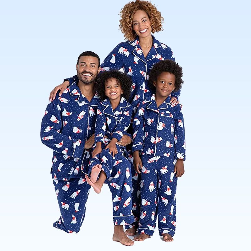 Matching Polar Bear Christmas Pajamas for All