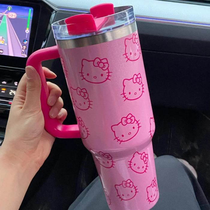 Kitty Printed Quencher Tumbler