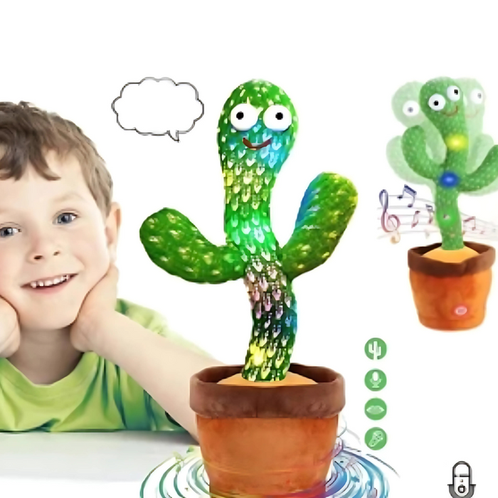 Talking And Dancing Interactive Cactus Toy With Music