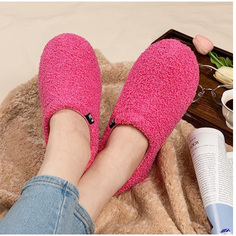 Teddy Fleece Closed Back Indoor Slipper