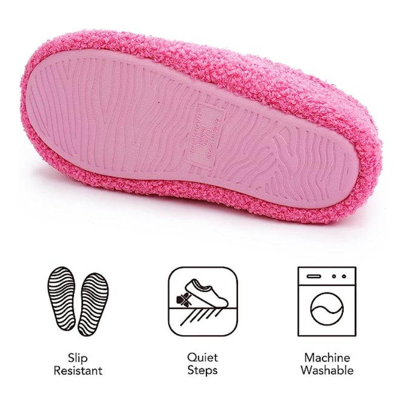 Teddy Fleece Closed Back Indoor Slipper