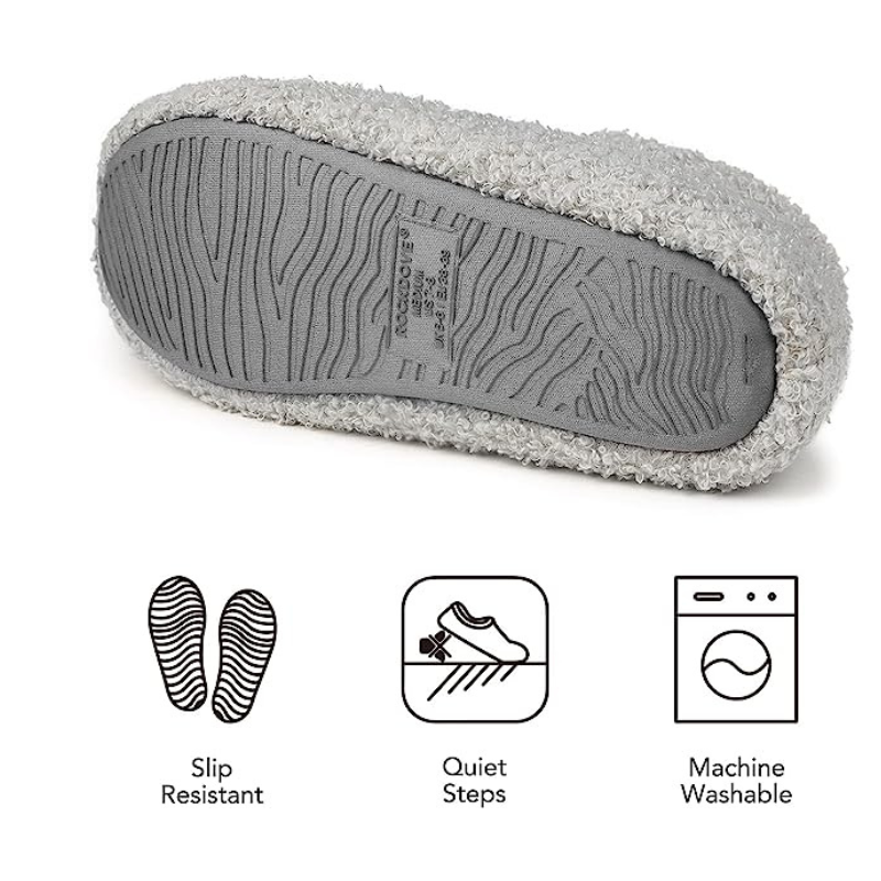 Teddy Fleece Closed Back Indoor Slipper