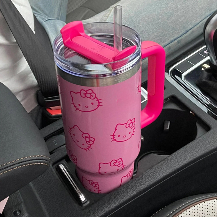 Kitty Printed Quencher Tumbler