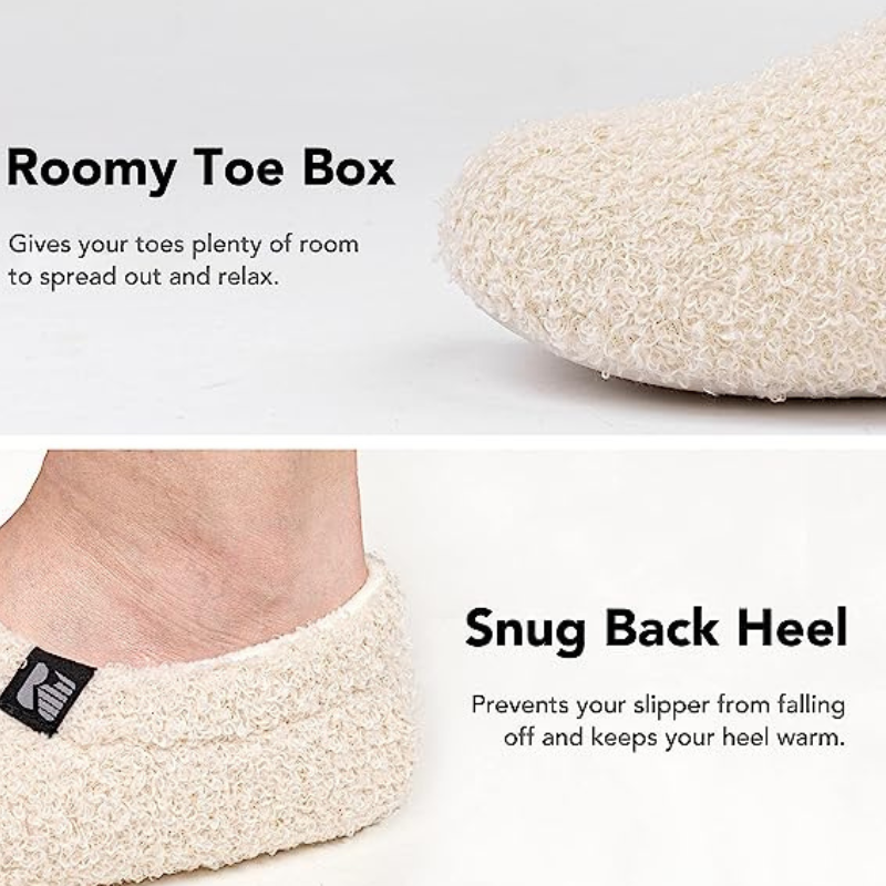 Teddy Fleece Closed Back Indoor Slipper