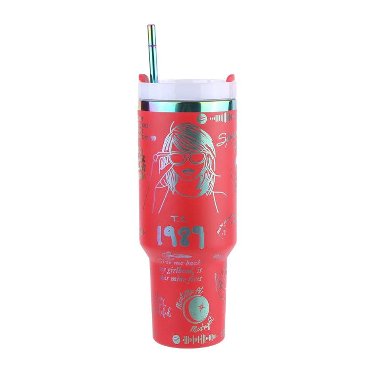 Taylor Swift 1989 Insulated Tumbler With Straw