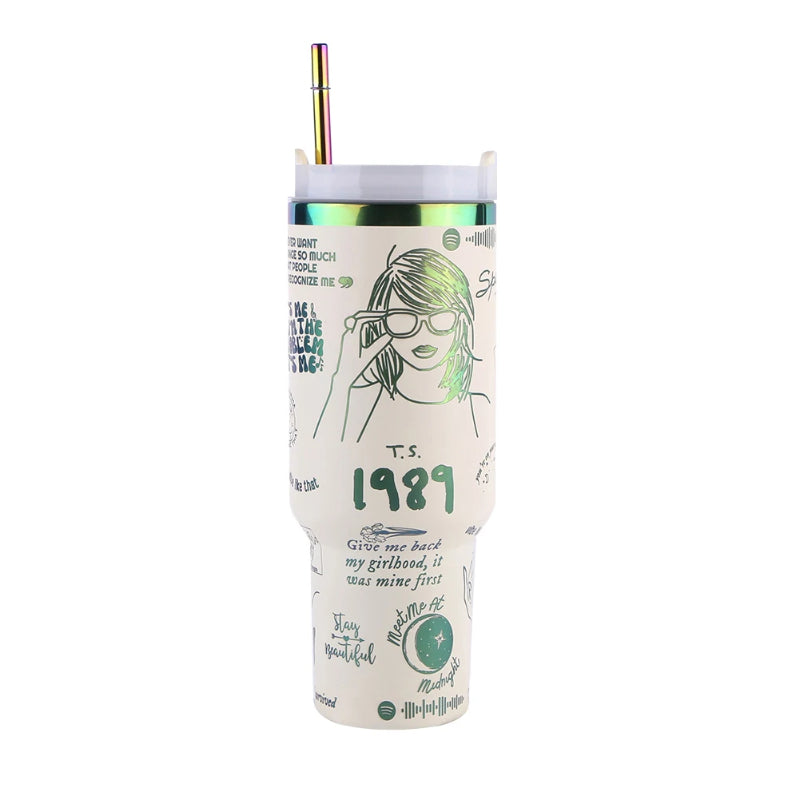 Taylor Swift 1989 Insulated Tumbler With Straw