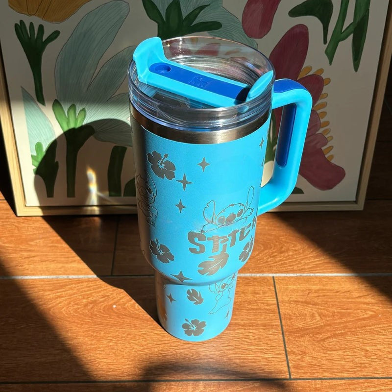 40oz Stitch Printed Stanley Stainless Steel Tumbler