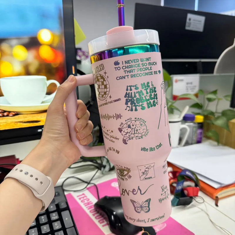 Taylor Swift 1989 Insulated Tumbler With Straw