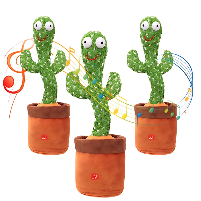 Talking And Dancing Interactive Cactus Toy With Music