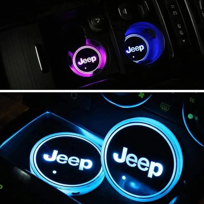 Jeep Car USB Powered Smart LED Cup