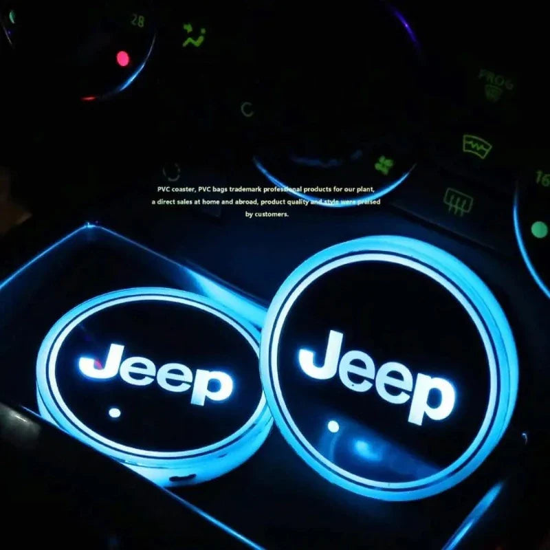 Jeep Car Cup Holder Lights