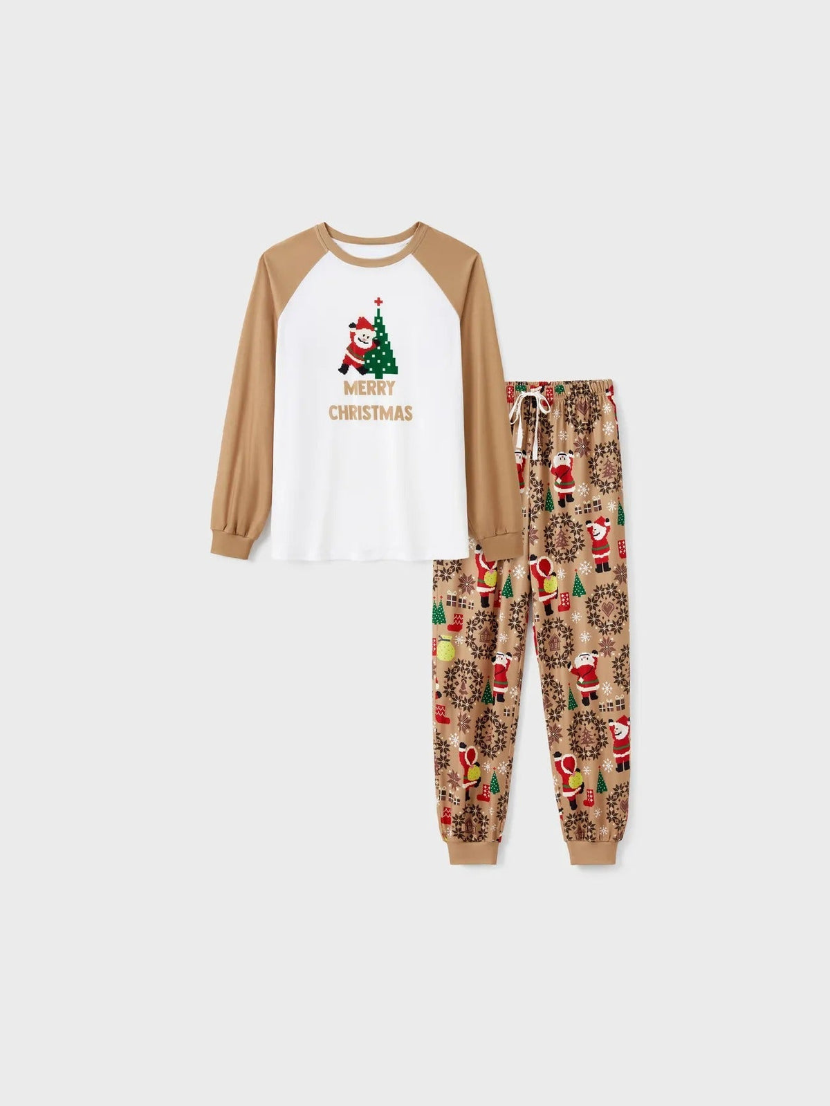 Cheerful Christmas Pajama Set