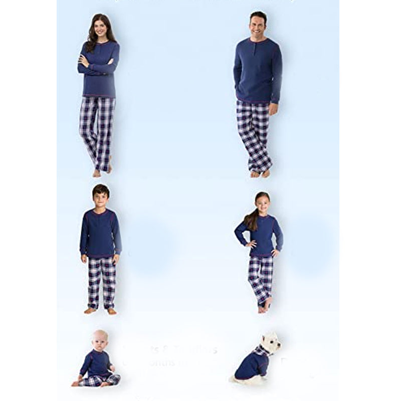 Festive Christmas Plaid Pajama Set