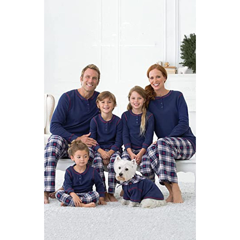 Festive Christmas Plaid Pajama Set