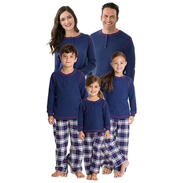 Festive Christmas Plaid Pajama Set