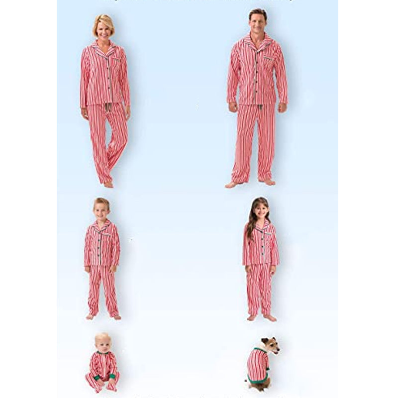 Classical Cozy Matching Family Pajama Sets