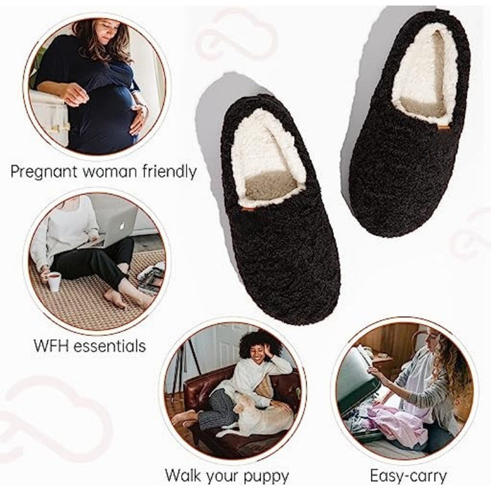 Plush Indoor Comfort Slippers