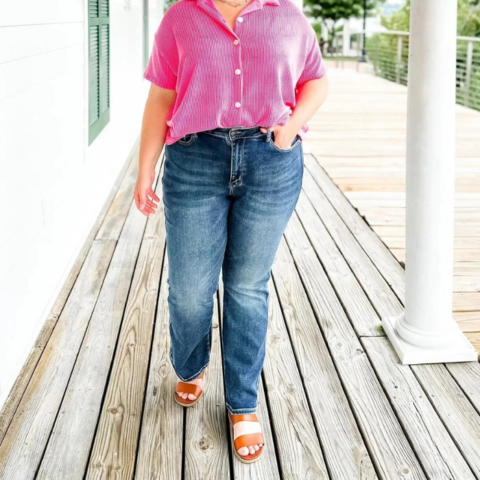 Shaping Bootcut Stretch Jeans