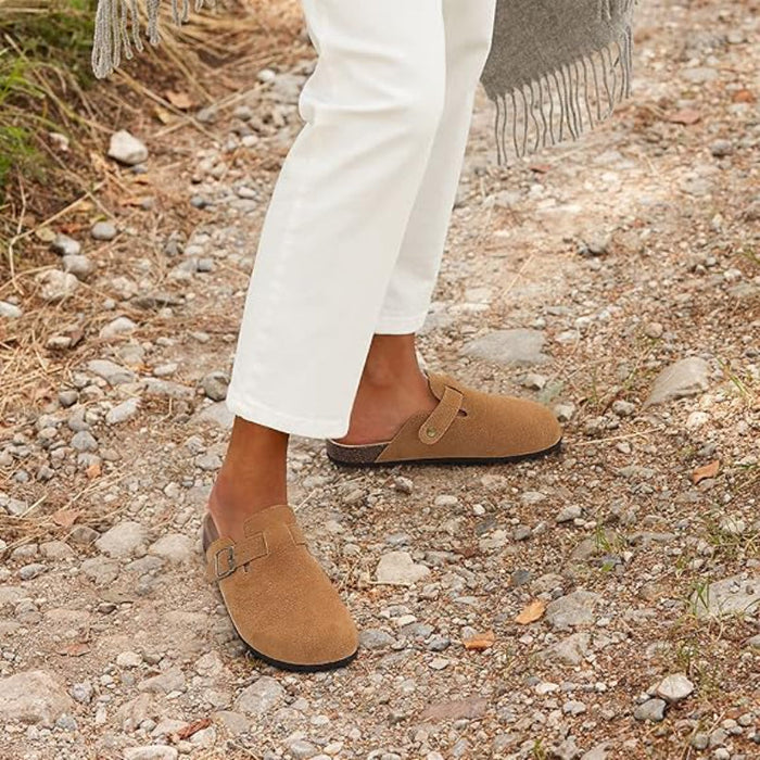 Casual And Stylish Suede Clogs