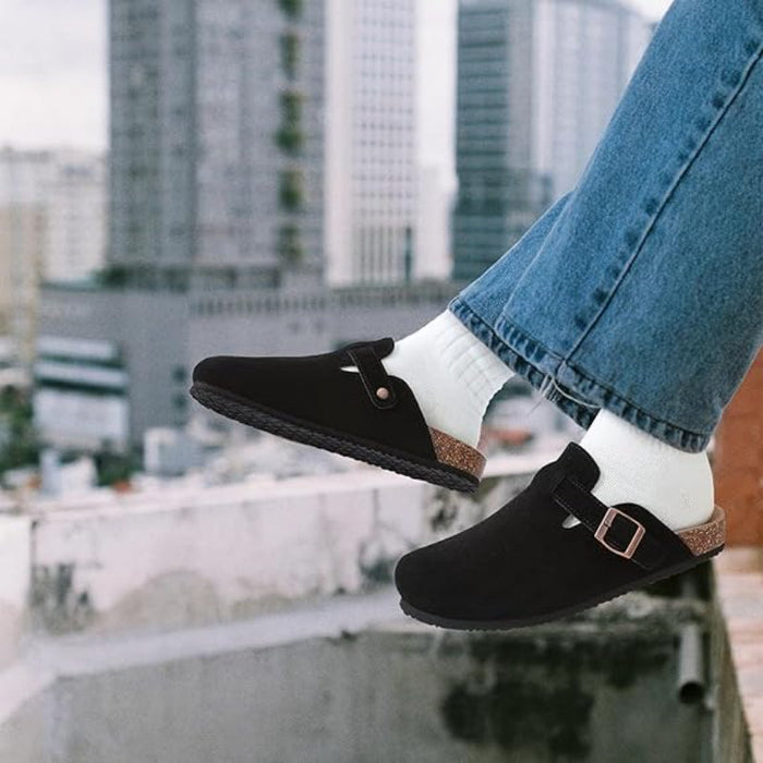 Casual And Stylish Suede Clogs