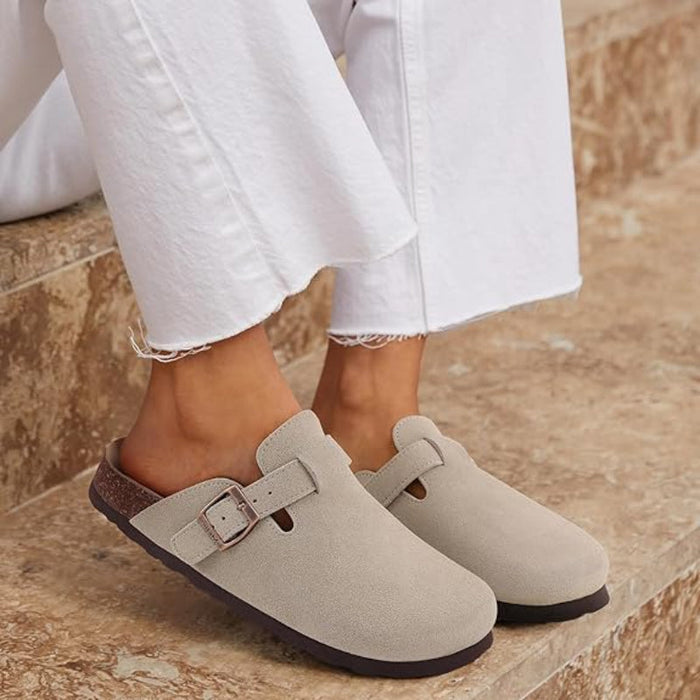 Casual And Stylish Suede Clogs