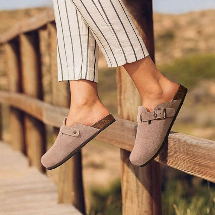 Casual And Stylish Suede Clogs