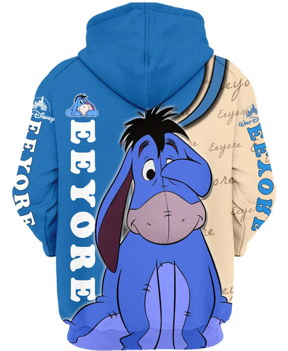 Cozy Eeyore Zip-Up Hoodie