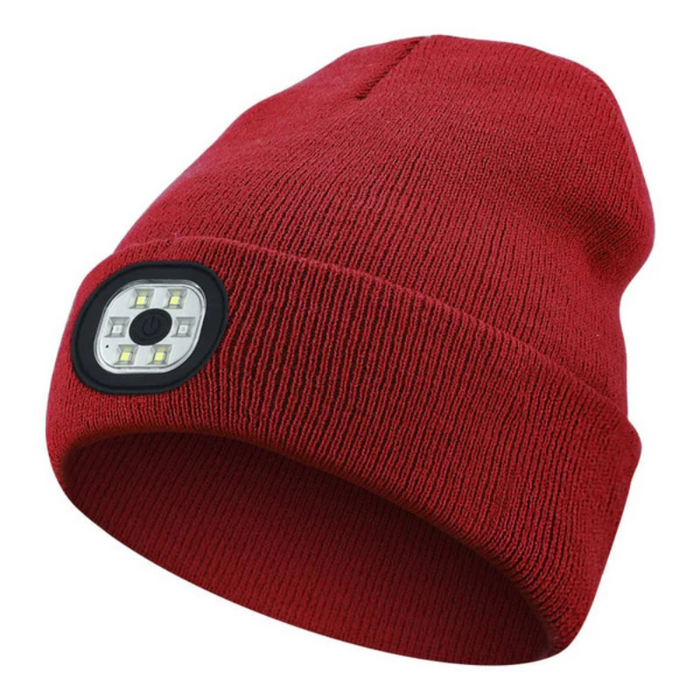 Festive LED Flash Beanie Hat