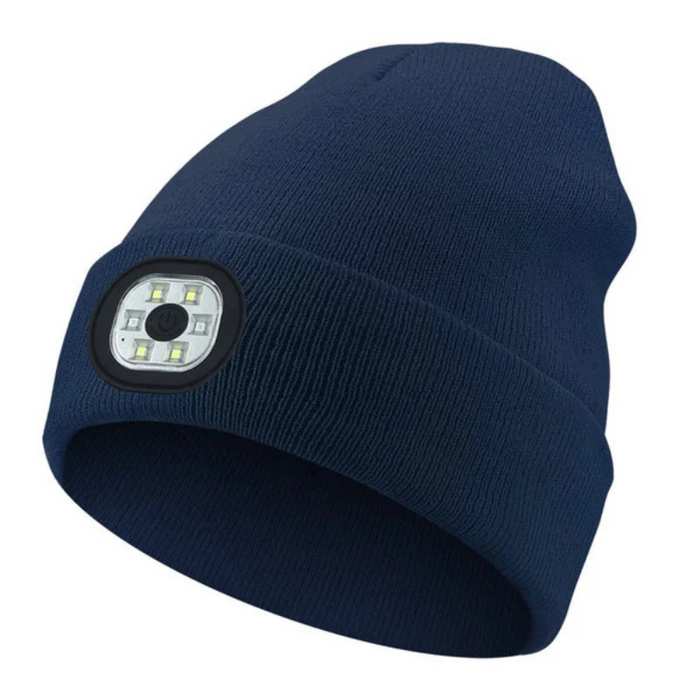 Festive LED Flash Beanie Hat