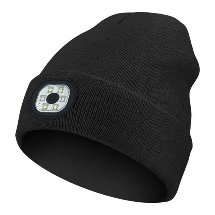 Festive LED Flash Beanie Hat