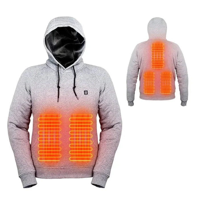 Heated Hoodie  Cozy Thermal Wear for Outdoor Comfort