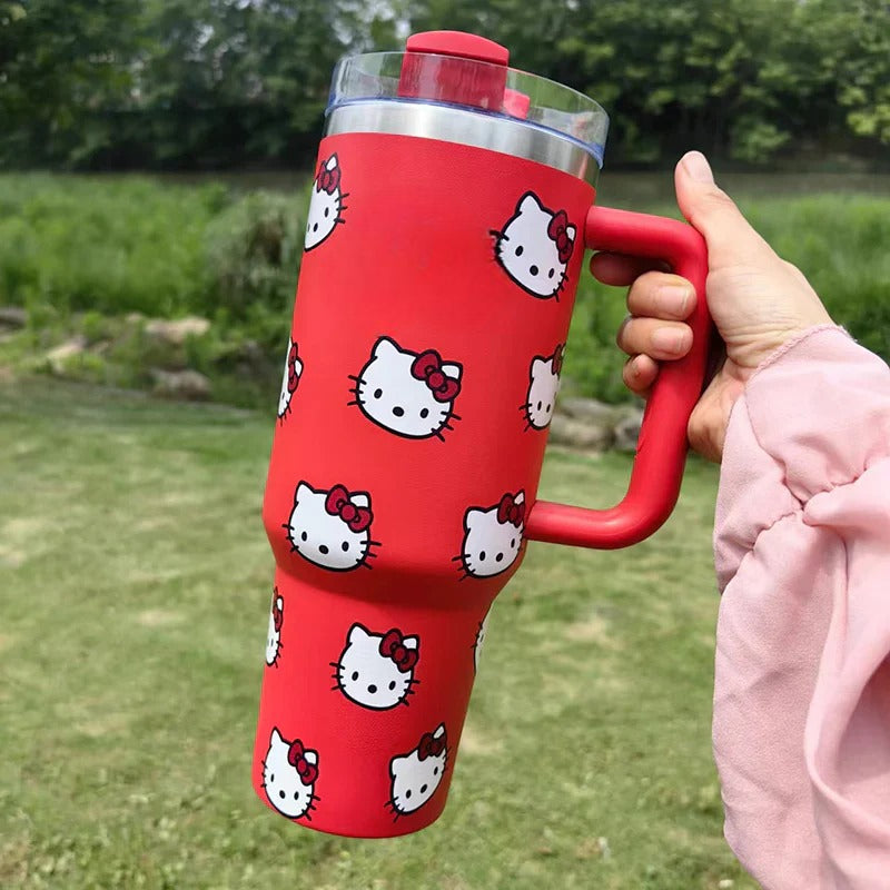 Kitty Printed Stanley Quencher H2.0 Tumbler