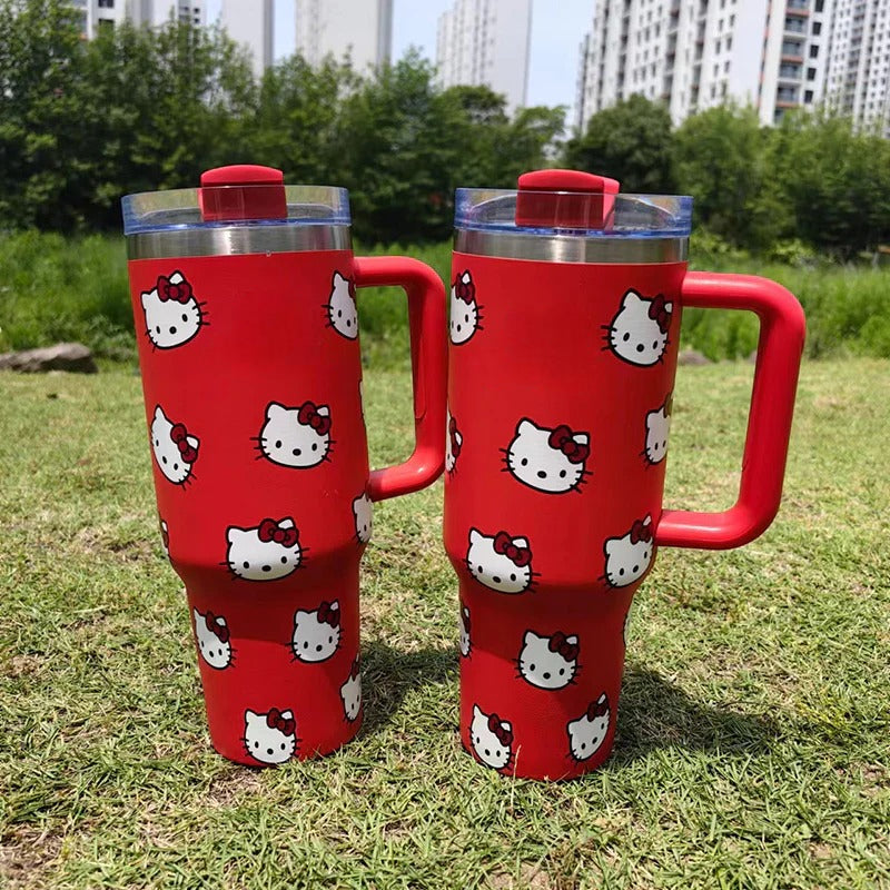 Kitty Printed Stanley Quencher H2.0 Tumbler