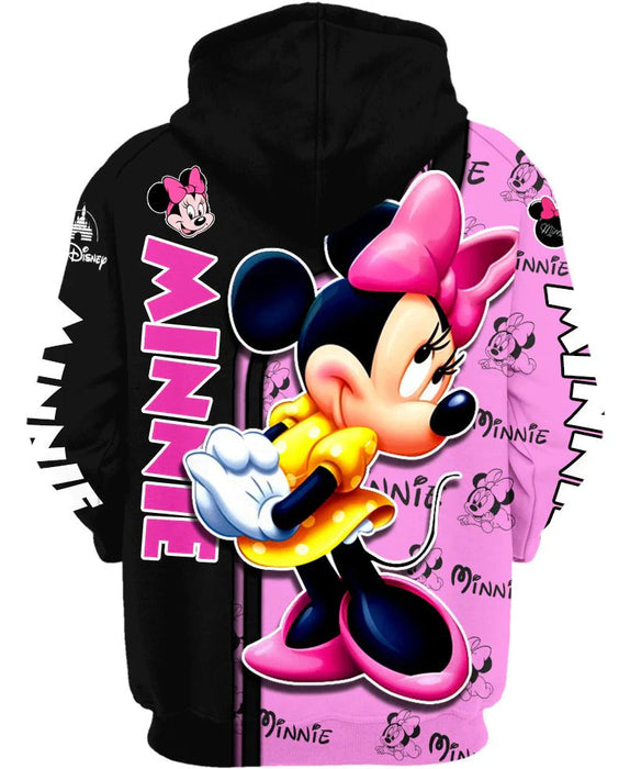 Cozy Minnie Mouse Zip Up Hoodie