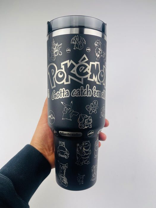 Pokemon 40 Oz Travel Tumbler With Handle