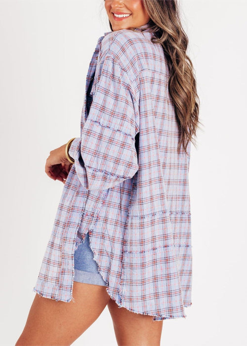 Oversized Shirt Jacket with Pockets