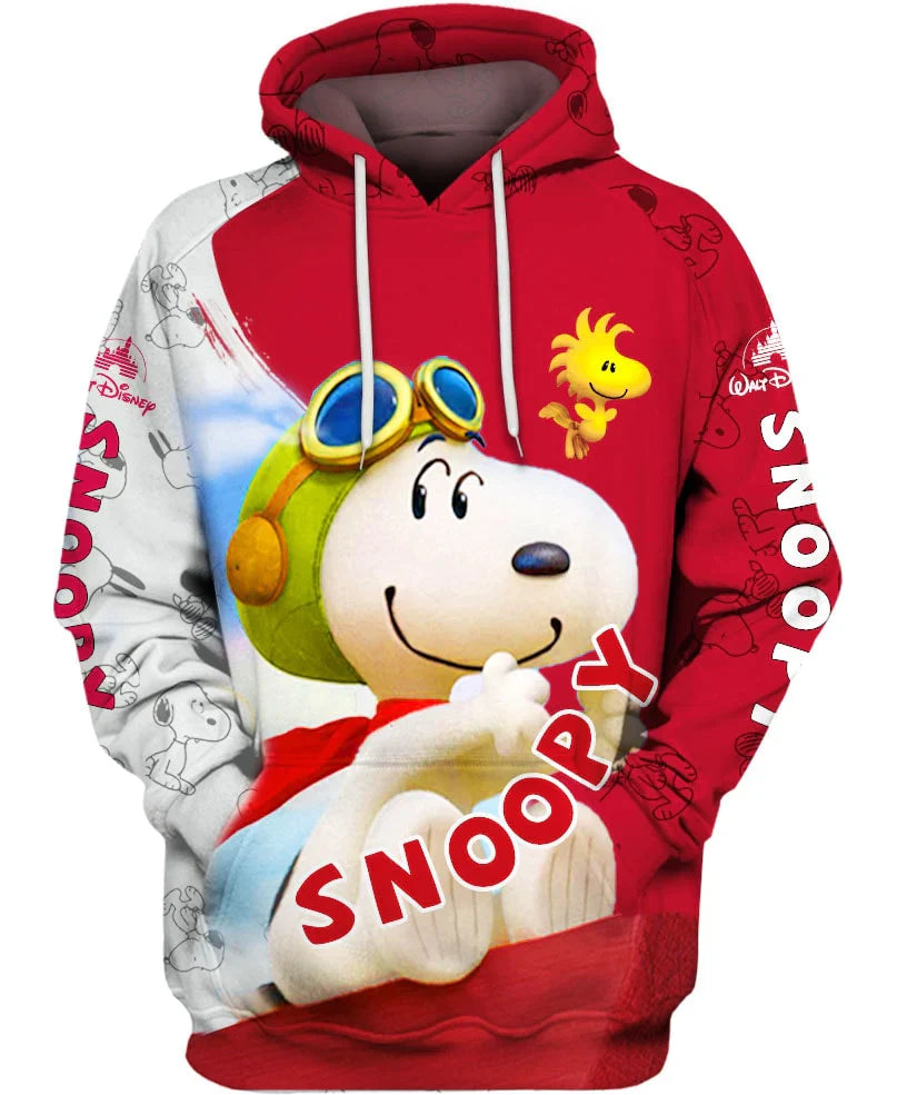 Cozy Snoopy Aviator Adventure Hoodie