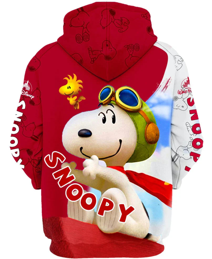 Cozy Snoopy Aviator Adventure Hoodie