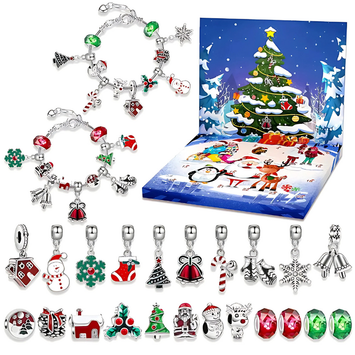 Christmas Charm Bracelet Advent Calendar Kit