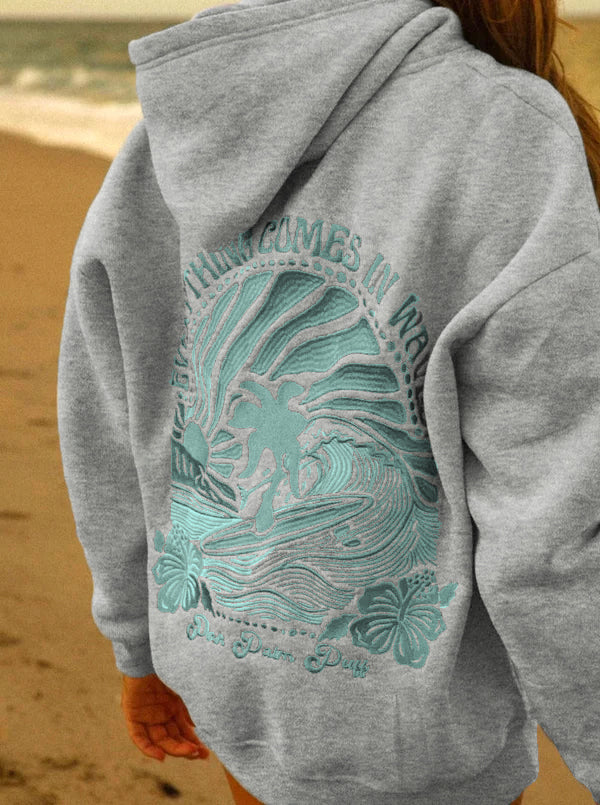 Warm Sunset Oversized Hoodie