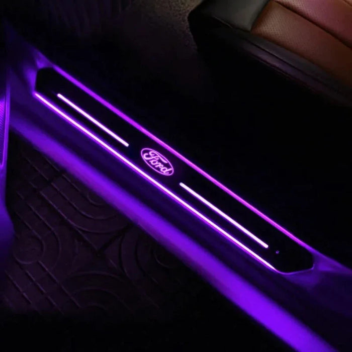 Magnetic Installation Illuminated Ford Door Sills