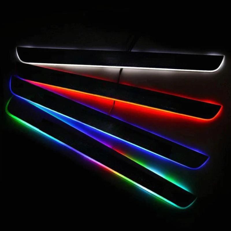 Custom Deluxe Illuminated Led Car Door Sill Lights