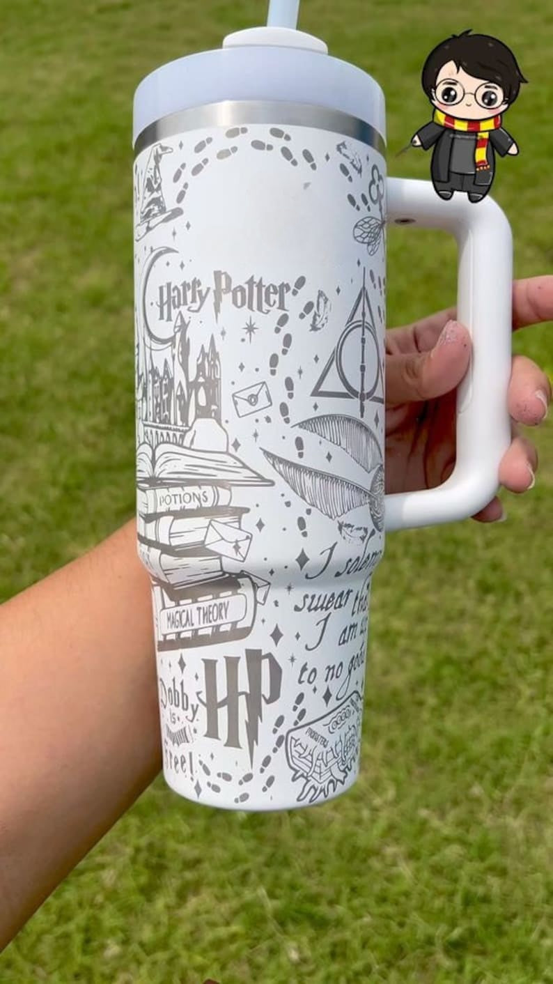 Harry Porter Printed 40 Oz Tumbler With Handle