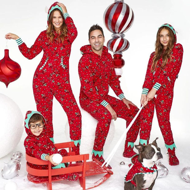 Xmas Holiday Family Matching Pajamas Set