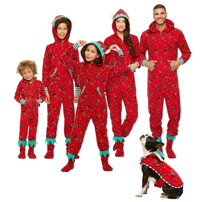 Xmas Holiday Family Matching Pajamas Set